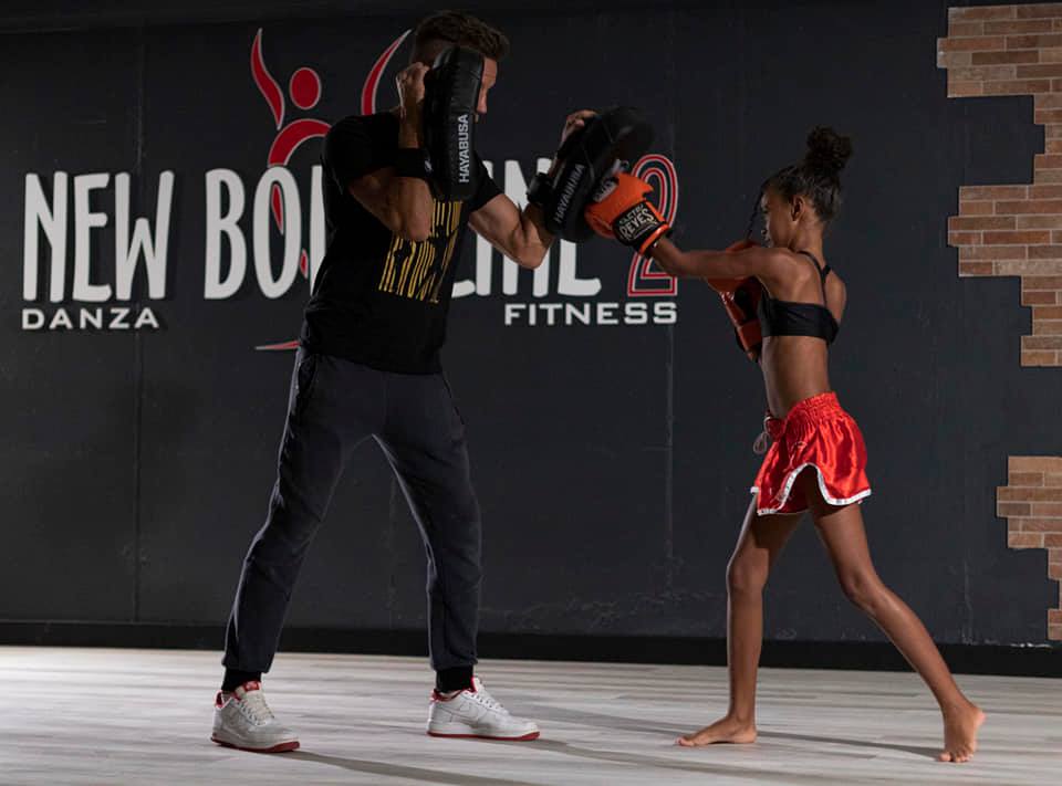 Kickboxing class at New Body Line 2